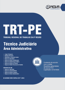 Apostila TRT-PE 2024 - Técnico Judiciário - Área Administrativa