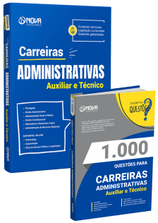 Combo Carreiras Administrativas - Auxiliar e Técnico 2 em 1