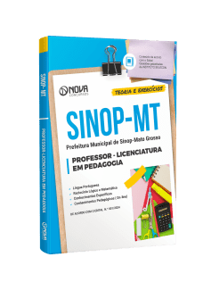 Apostila Prefeitura de Sinop - MT 2024 - Professor - Licenciatura em Pedagogia