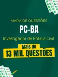 Capa Mapa de Questões Online - PC-BA - Investigador de Polícia Civil - 13 Mil Questões