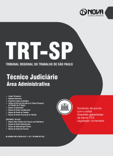 Apostila TRT-SP - Técnico Judiciário - Área Administrativa - Sem Especialidade