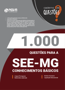 Livro 1.000 Questões Gabaritadas SEE-MG - Conhecimentos Básicos