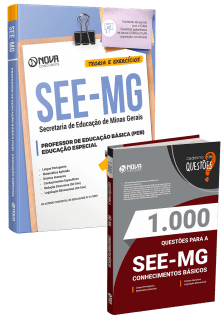 Combo SEE-MG - Professor de Educação Básica (PEB) - Educação Especial