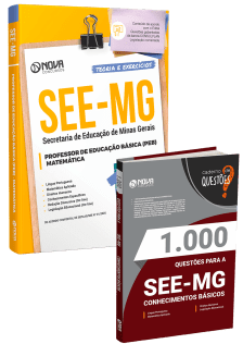 Combo SEE-MG - Professor de Educação Básica (PEB) - Matemática