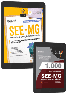 Combo SEE-MG - Professor de Educação Básica (PEB) - Matemática