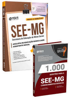Combo SEE-MG - Analista de Educação Básica (AEB) - Assistente Social