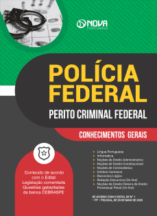 Apostila PF em PDF - Perito Criminal Federal - Conhecimentos Gerais