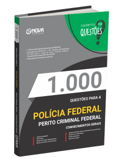 Livro 1.000 Questões Gabaritadas PF - Perito Criminal Federal - Conhecimentos Gerais