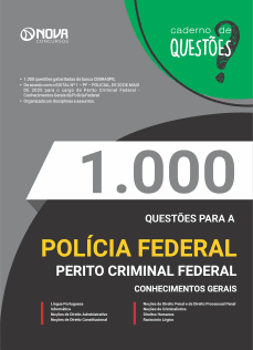 Livro 1.000 Questões Gabaritadas PF - Perito Criminal Federal - Conhecimentos Gerais