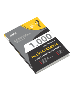 Livro 1.000 Questões Gabaritadas PF - Agente e Escrivão de Polícia Federal