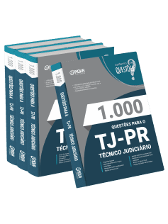 Livro 1.000 Questões Gabaritadas TJ-PR - Técnico Judiciário