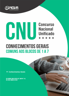 Apostila CNU 2025 - Conhecimentos Gerais - Comuns aos Blocos de 1 a 7