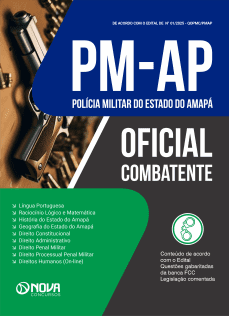 Apostila PM-AP 2025 em PDF - Oficial Combatente