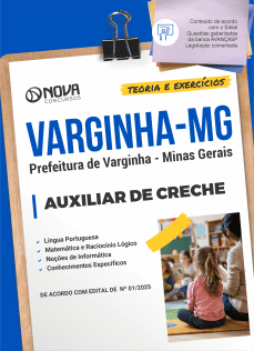 Apostila Prefeitura de Varginha - MG - Auxiliar de Creche