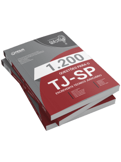 Livro 1.200 Questões Gabaritadas TJ-SP - Escrevente Técnico Judiciário