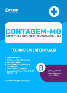 Apostila Prefeitura de Contagem - MG - Técnico em Enfermagem