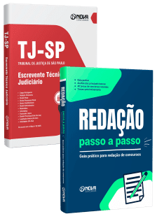 Combo TJ SP - Escrevente Técnico Judiciário - Apostila + Livro de Redação (pós-edital)