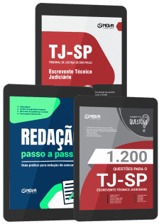 Combo TJ SP - Escrevente Técnico Judiciário - 3 em 1 (pós-edital)