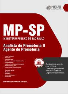 Apostila MP-SP 2025 em PDF - Analista de Promotoria II - Agente de Promotoria