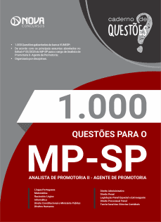 Livro 1.000 Questões Gabaritadas para o MP-SP - Analista Promotoria II - Agente Promotoria