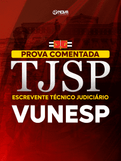 Prova Comentada TJ-SP - Escrevente Técnico Judiciário - VUNESP em PDF