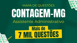 Produto Mapa de Questões Online - Pref. Contagem-MG - Assistente Administrativo - 7 Mil Questões - Nova Concursos