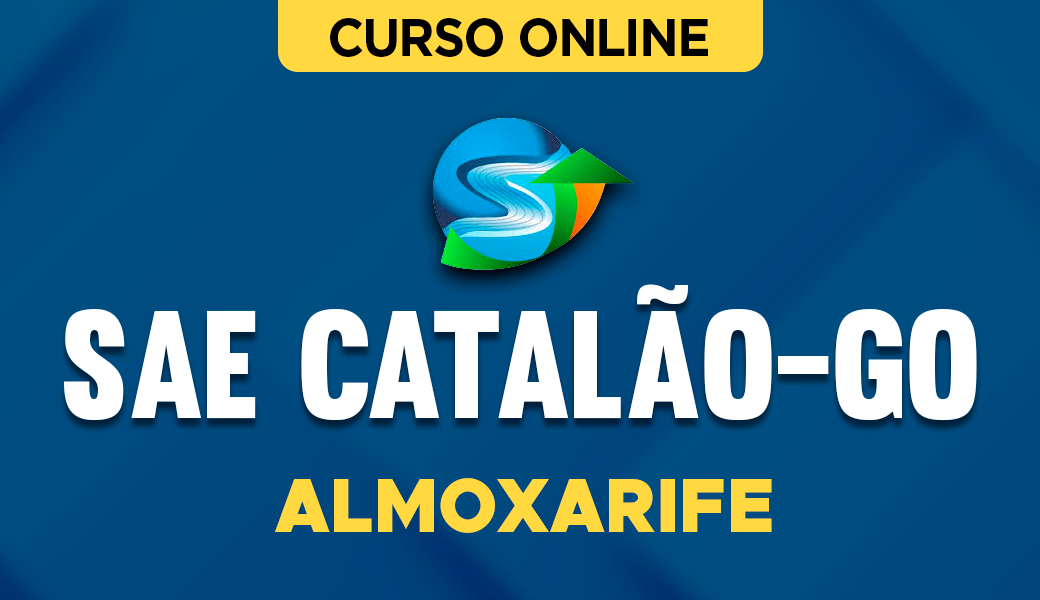 Curso SAE Catalão-GO - Almoxarife