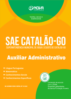 Apostila SAE Catalão - GO - Auxiliar Administrativo