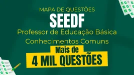 Capa Mapa de Questões Online - SEEDF - Professor de Educação Básica - Conhecimentos Comuns - 5 Mil Questões