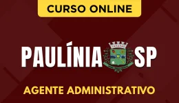 Capa Curso Prefeitura de Paulínia-SP - Agente Administrativo