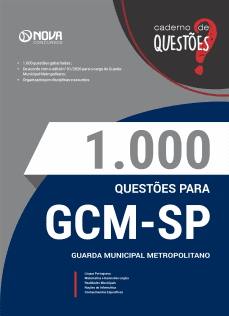 Livro 1000 Questões Gabaritadas para GCM SP 2026 em PDF - Guarda Civil Metropolitano