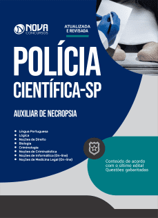 Apostila Polícia Científica SP 2026 - Auxiliar de Necrotério