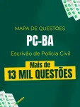 Capa Mapa de Questões Online - PC-BA - Escrivão de Polícia Civil - 13 Mil Questões