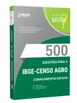 Produto Livro 500 Questões Gabaritadas para IBGE Temporário - Conhecimentos Básicos - Nova Concursos
