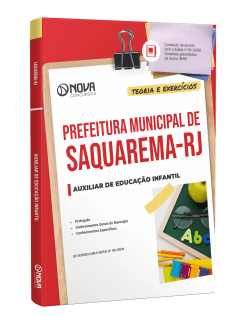 Combo Prefeitura de Saquarema-RJ 2026 - Auxiliar de Educação Infantil