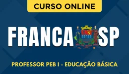 Capa Curso Prefeitura de Franca - SP - Professor PEB I - Educação Básica