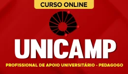Capa Curso UNICAMP - Profissional de Apoio Universitário - Pedagogo