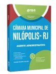 Capa Apostila Câmara de Nilópolis-RJ 2026 - Agente Administrativo