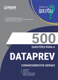 Livro 500 Questões Gabaritadas para Dataprev - Conhecimentos Gerais