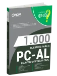 Produto Livro 1000 Questões Gabaritadas para PC-AL - Escrivão de Polícia Civil - Nova Concursos
