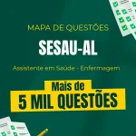 Capa Mapa de Questões Online - SESAU-AL - Assistente em Saúde - Enfermagem - 5 Mil Questões