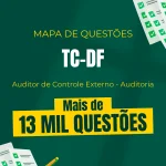 Capa Mapa de Questões Online - TC-DF - Auditor de Controle Externo - Auditoria - 13 Mil Questões