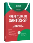 Produto Apostila Prefeitura de Santos - SP 2026 - Oficial de Administração - Nova Concursos