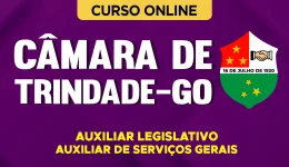 Curso online Curso Câmara de Trindade - GO 2026 - Auxiliar Legislativo - Auxiliar de Serviços Gerais - Nova Concursos