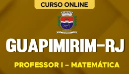 Capa Curso Prefeitura de Guapimirim - RJ 2026 - Professor I – Matemática