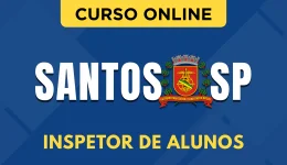 Capa Curso Prefeitura de Santos - SP 2026 - Inspetor de Alunos