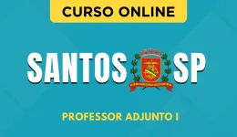 Curso online Curso Prefeitura de Santos - SP 2026 - Professor Adjunto I - Nova Concursos