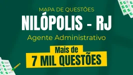 Produto Mapa de Questões Online - Câmara de Nilópolis-RJ - Agente Administrativo - 7 Mil Questões - Nova Concursos