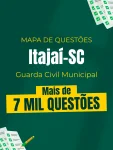 Produto Mapa de Questões Online - Pref. Itajaí-SC - Guarda Civil Municipal - 7 Mil Questões - Nova Concursos