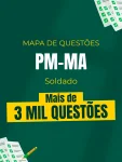 Capa Mapa de Questões Online - PM-MA - Soldado - 3 Mil Questões